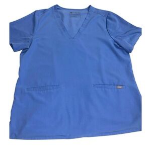 Figs Casma Three Pocket Scrub Top Size XL Style FW1100  No PO  Blue